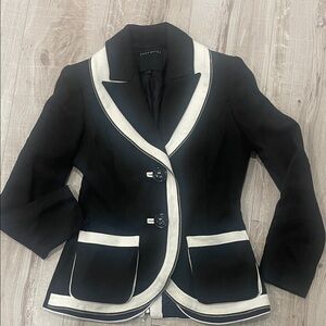 Ross Mayer Black and White Women's Blazer size 4 women’s